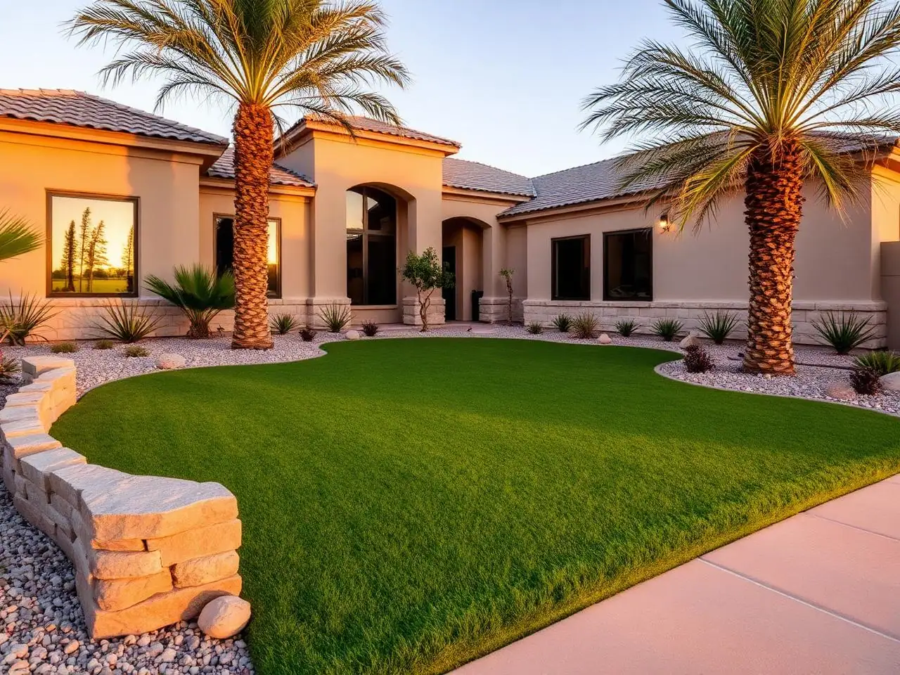 Synthetic Grass & Artificial Turf by Franklin Mountains Landscaping in El Paso, TX